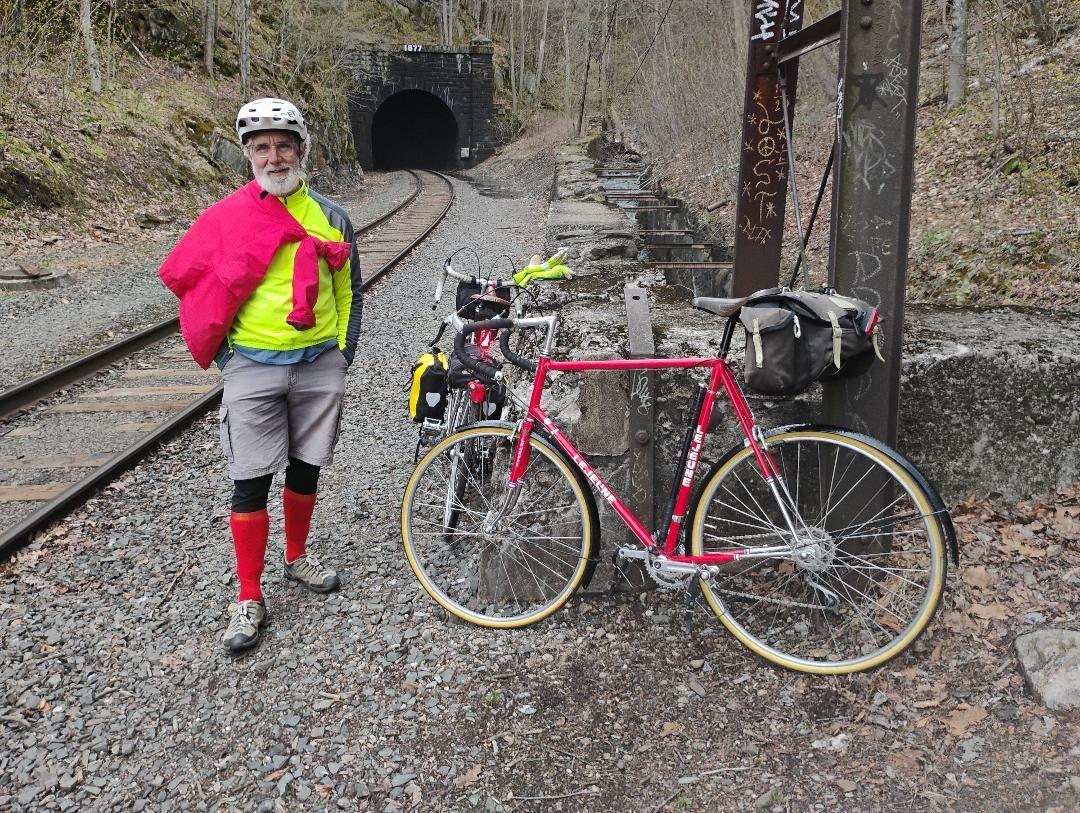 East entrance to the Hoosac Tunnel. We got there just as a westbound freight was going through.