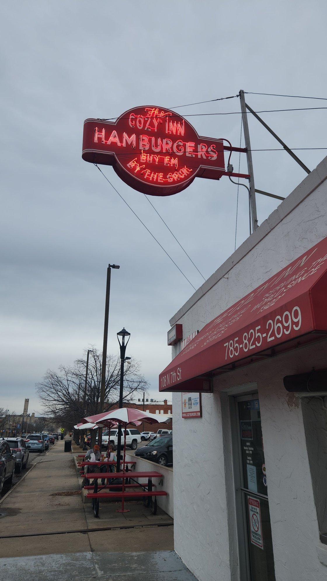 Bonus content: If you ever find yourself in Salina, Kansas, I can't recommend the Cozy Inn highly enough. They've been making onion sliders, and nothing else, in a room with just six stools for more than 100 years. 