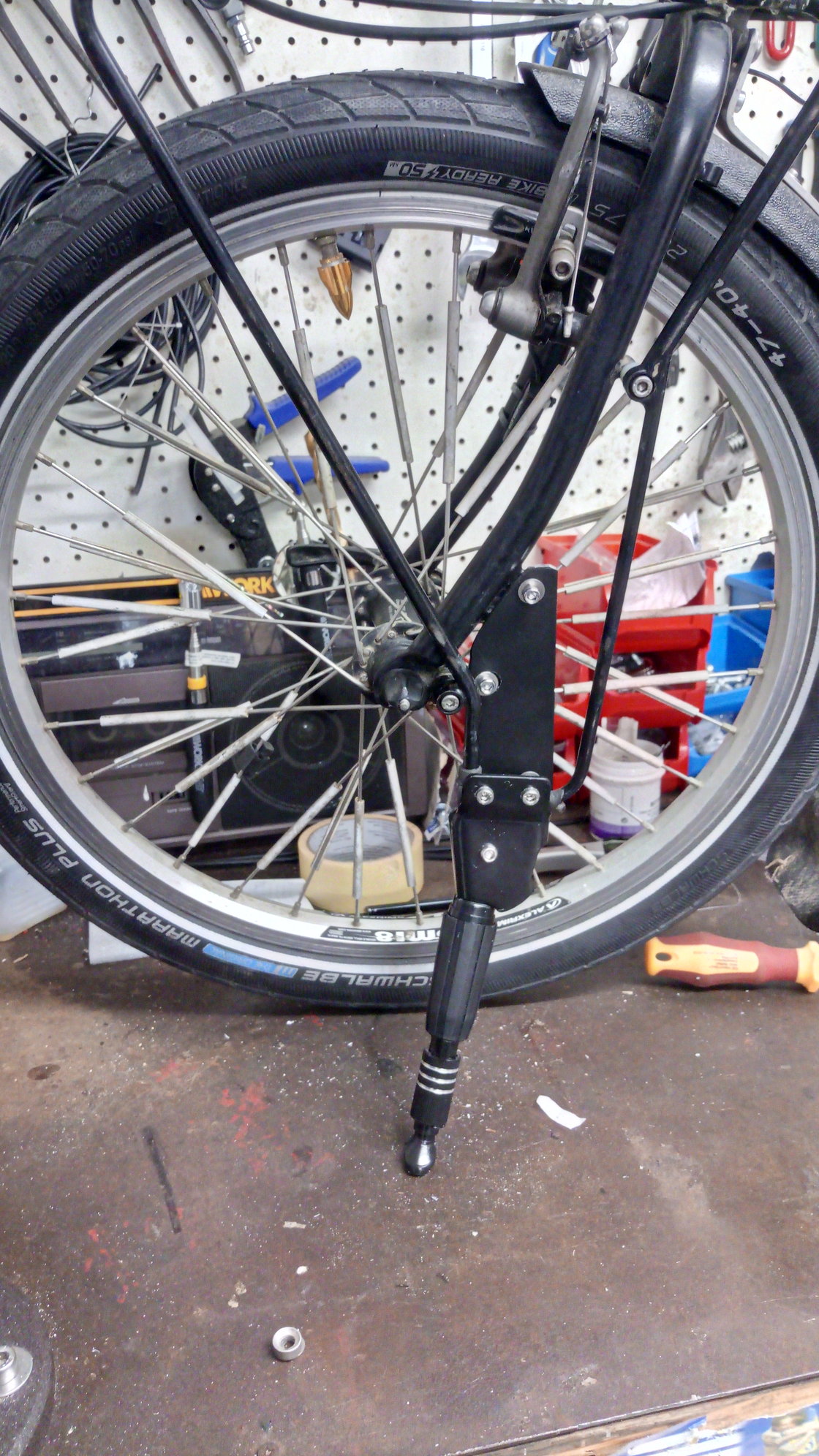 front wheel kickstand