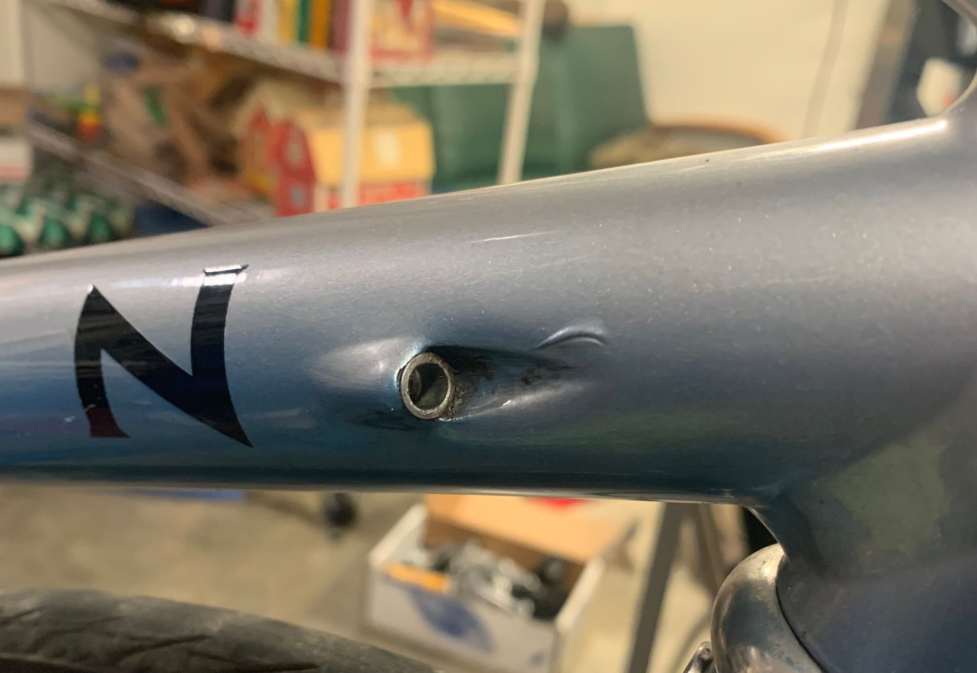 rethread bike crank