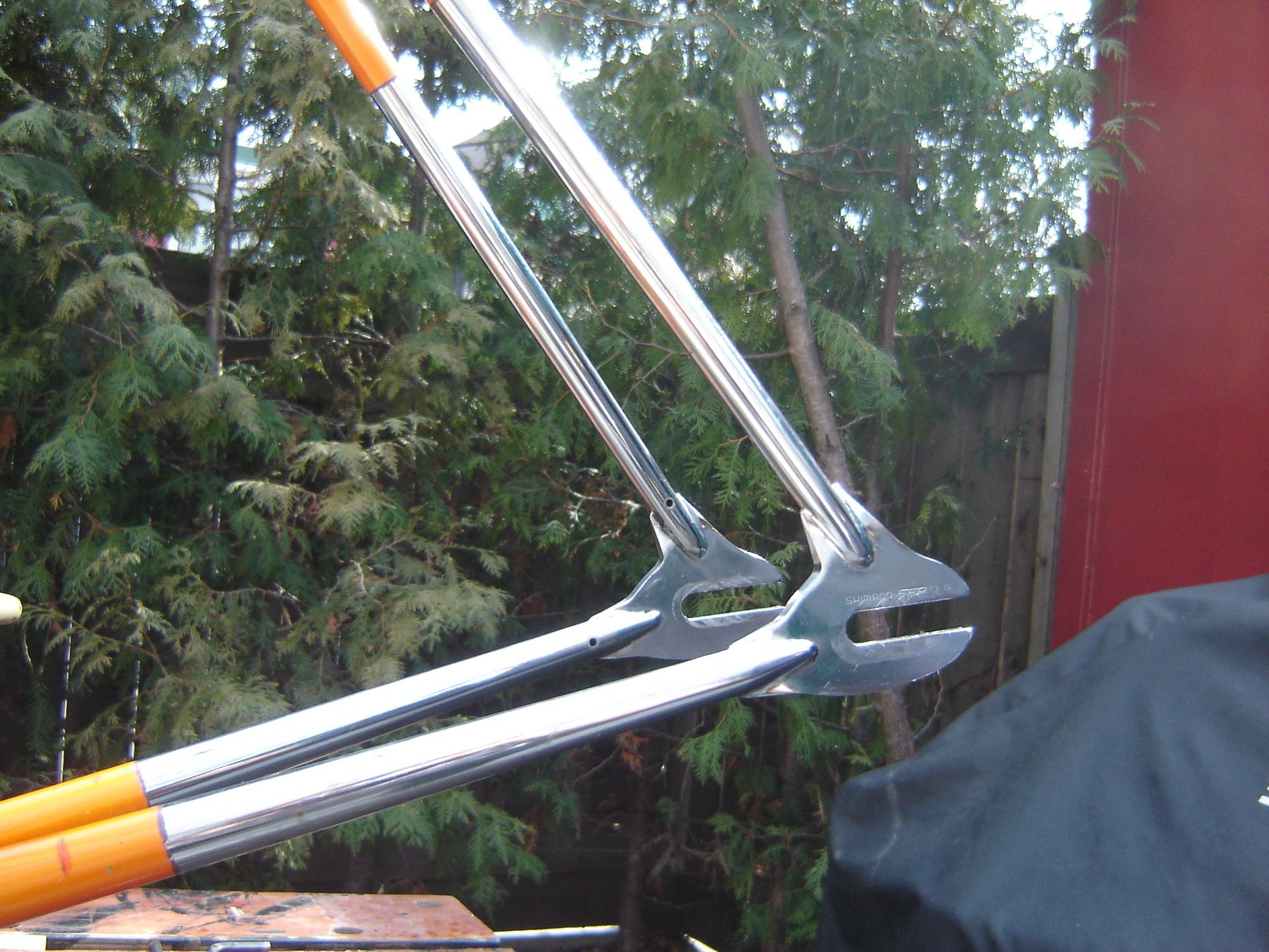 orange bikes touch up paint