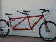 Serious mountain dual suspension
