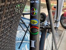 Championship decal and “Rasta” c
