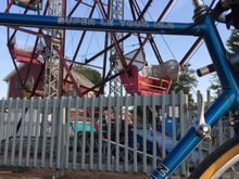 Vintage Ferris wheel. 