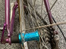 Balance branded hubs front and rear, 8 speed so at least 1995