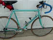 These are nice wheels but I just didn't like the dark finish on this bike.  