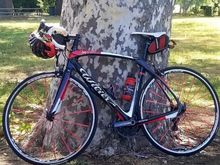 This is the bike for the project. Yes I do intend to have a limited number of Wilier graphics placed on the new paint job. Probably just the head badge and lower tube as it is now.