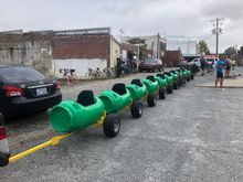 The pickle train in Mt Olive……anyone eaten Mt Olive pickles?