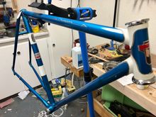 Frame with original paint....