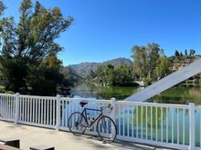 Small bridge by Malibou lake