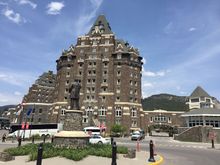 The Banff Springs Hotel, near the beginning of the Tour Divide (GDMBR). Spectacular outside and in!