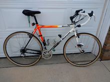 My '90 Boarala bought as a frame and built up with a internal real hub  
