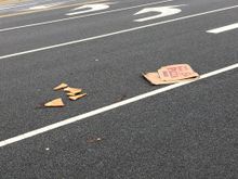 I bet someone was really surprised to get home and NOT find their pizza still sitting on top of their car!!!