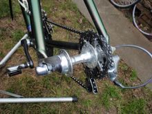 Keeps the platter off the wheels, and it's easier to work around than a whole wheel.