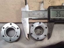 Note “rattle room” between English cup and left jaw of calliper transferred from Italian cup.
