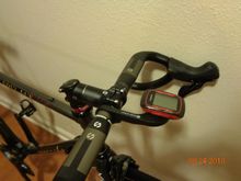 I tossed wome wheels on it... wanted to see if the Garmin being red would bring out other red accents, like the Dave Scott signature.  In person, it does.  Not so much with a camera.