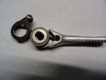 Power shifter lever for down tube mount.