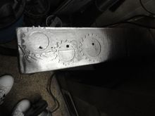 Repainting after rust removal.
