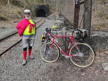 East entrance to the Hoosac Tunnel. We got there just as a westbound freight was going through.