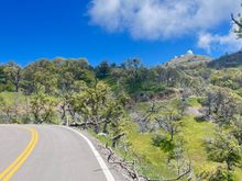 Finally, after about nine miles, the Lick Observatory comes into view.