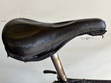 The saddle is a goner