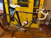With the Look pedals I painted to match the frame. 