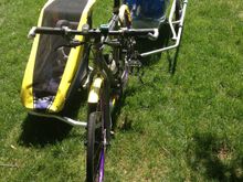 Chariot SideCarrier and Tanjor Aero inline trailer