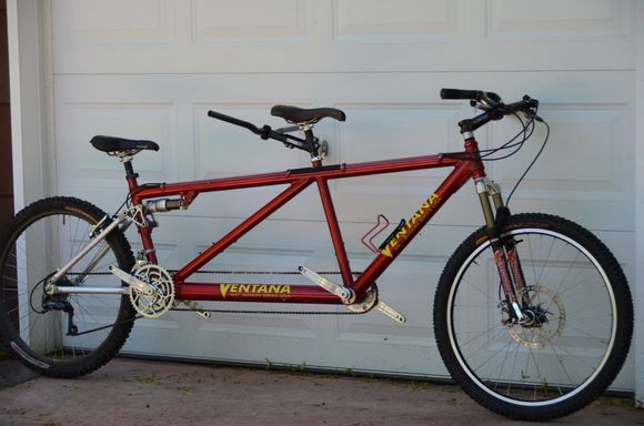 Serious mountain dual suspension
