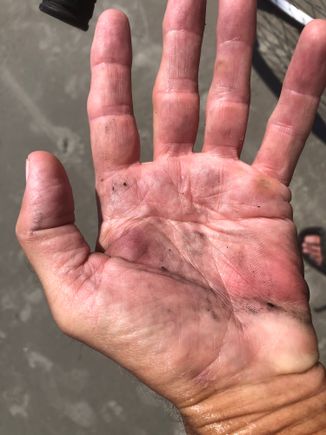 Grips are about rotted away