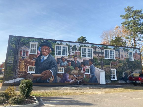 T.C. Walker mural Gloucester Va. 
