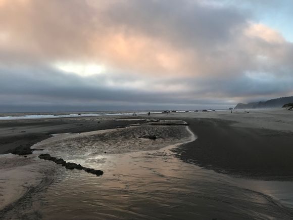 Evening light over Cascade Head
