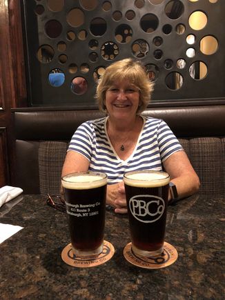 A really nice brown ale at Plattsburgh brewery