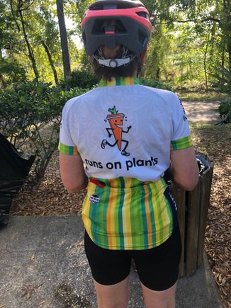 Eva the Vegan. She is certainly committed to the Vegan way.