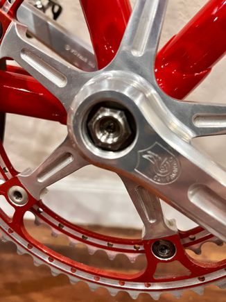 SR titanium BB with Merz titanium nuts and washers