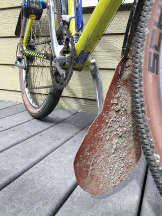 A pic worth it’s weight in mud&dust on a new flap for the ride.