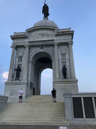 Gettysburg is sobering. 