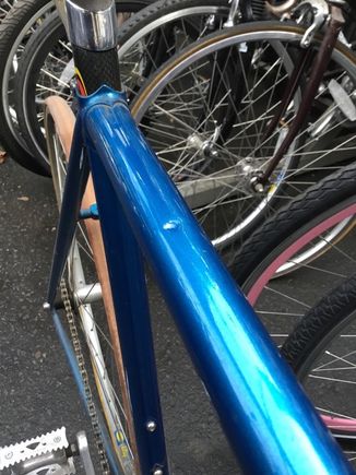 Maybe that dent is no big deal. I’d rather wait and pay more if needed and find a better candidate. 

If this bike if perfect for you, please support this awesome Co-op. 

Good day. 
Robert 