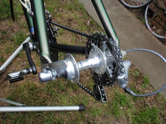 Keeps the platter off the wheels, and it's easier to work around than a whole wheel.