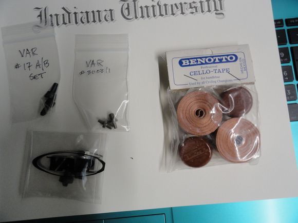 Var tool parts and Benotto tape