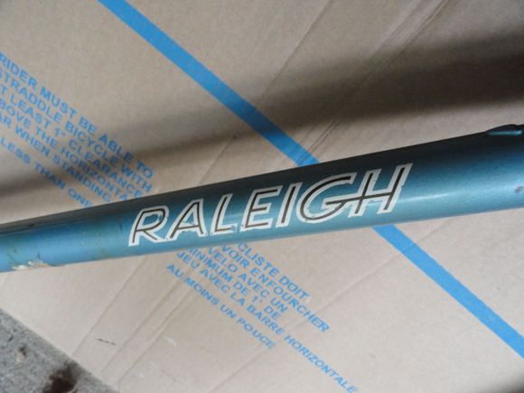 Original decals on the down tube.