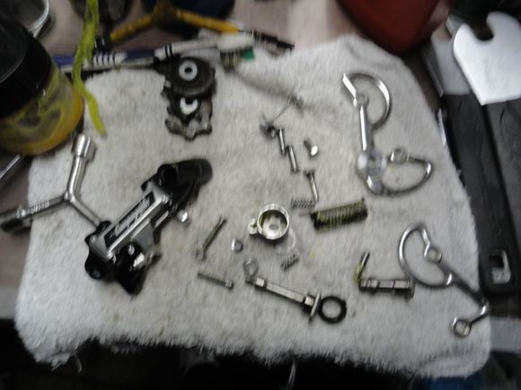 All apart and cleaned up.    