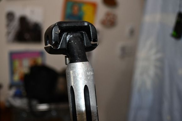 Ofmega cranks wif dust caps.  I didn't measure whilst I had the rings off for cleaning but I think these are the 144bcd Campanutella pattern. 