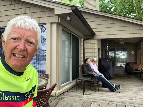 Distancing from the in laws at their little spot of paradise on the lake.