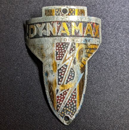 This is the headbadge from my father's bike. I have never seen another like it. Its metal, and has raised letters and relief