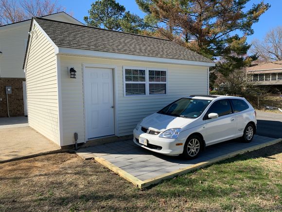 Outside, rear
