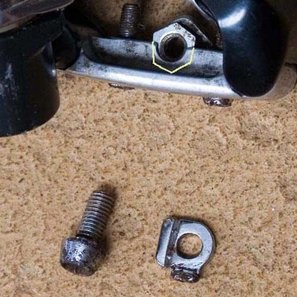 Suntour Sprint RD Cable Clamp Bolt Replacement Advice Needed Bike