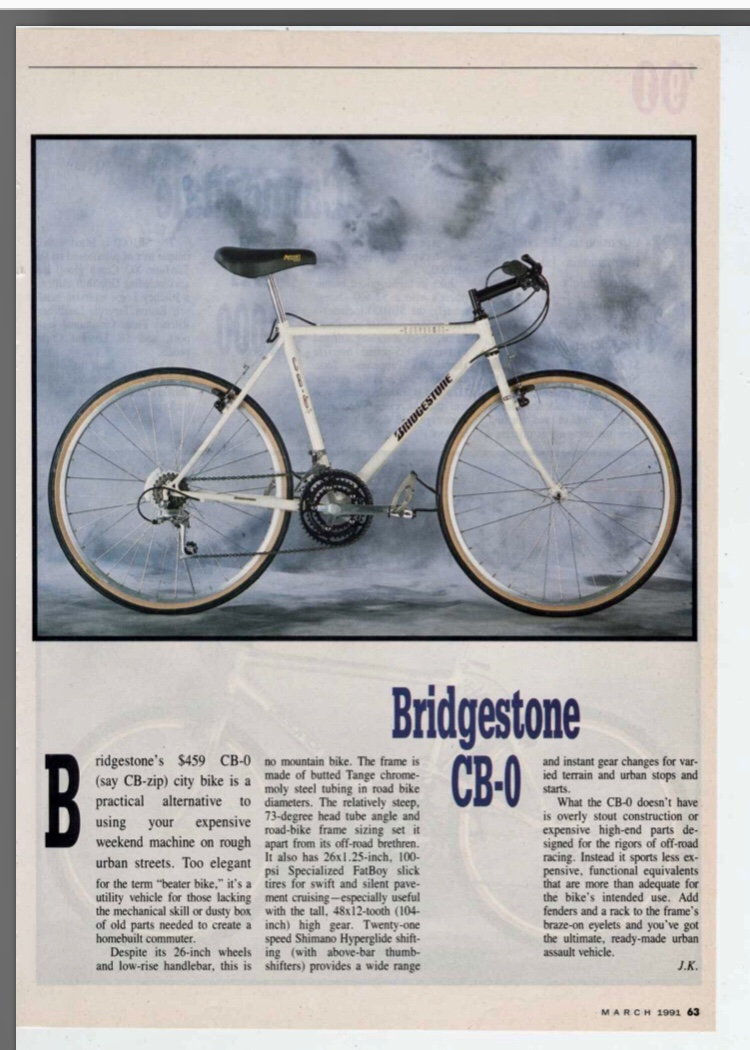 Bridgestone city limit store bike