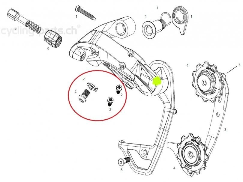 force rear derailleur