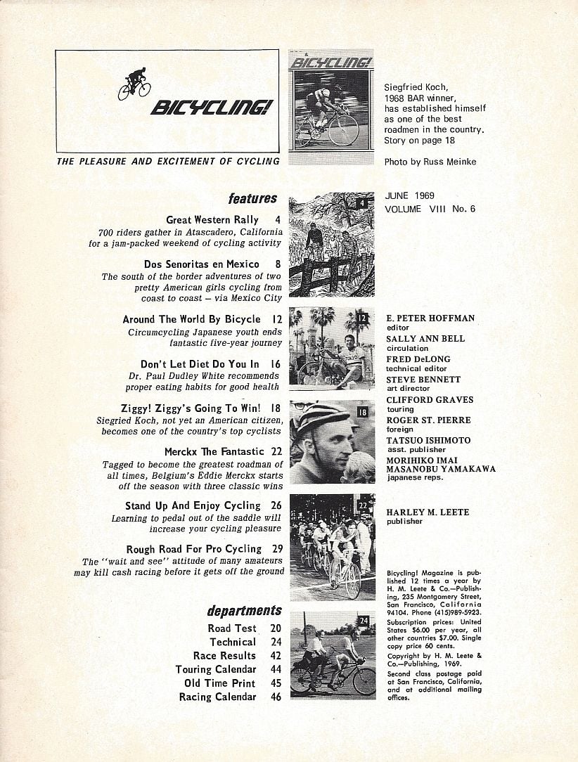 50 Years Ago: June 1969 in Bicycling! magazine - Bike Forums