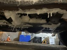 Ice buildup from the fun